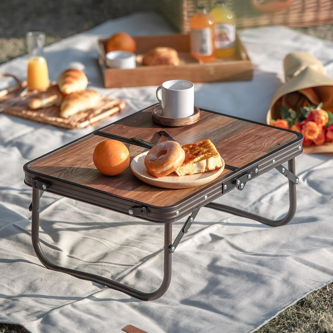 Naturehike Campingtisch Klappbar Klapptisch höhenverstellbar MDF Tisch mit Tragetasche für Outdoor C