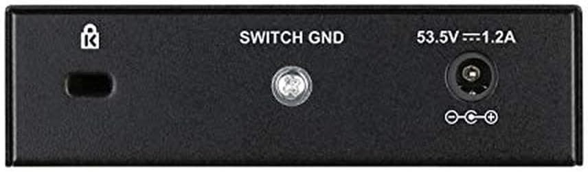 D-Link DES-1005P Fast Ethernet Switch (5-Port Layer2, 10/100 Mbit/s, PoE, einfache Plug & Play-Insta