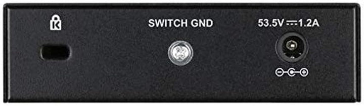 D-Link DES-1005P Fast Ethernet Switch (5-Port Layer2, 10/100 Mbit/s, PoE, einfache Plug & Play-Insta