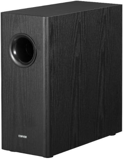 Edifier T5s AKTIV-SUBWOOFER – 8-Zoll-Tieftöner – 70 Watt – Low-Pass-Filter – Frequenz bis 35Hz – MDF