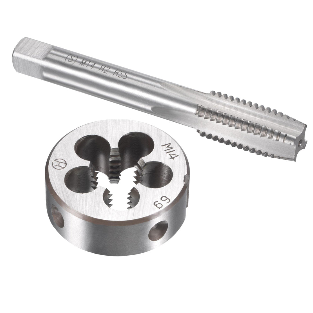 sourcing map Gewindebohrer M14 x 2mm Gewindebohrer mit Legierungswerkzeug, M14 x 2mm