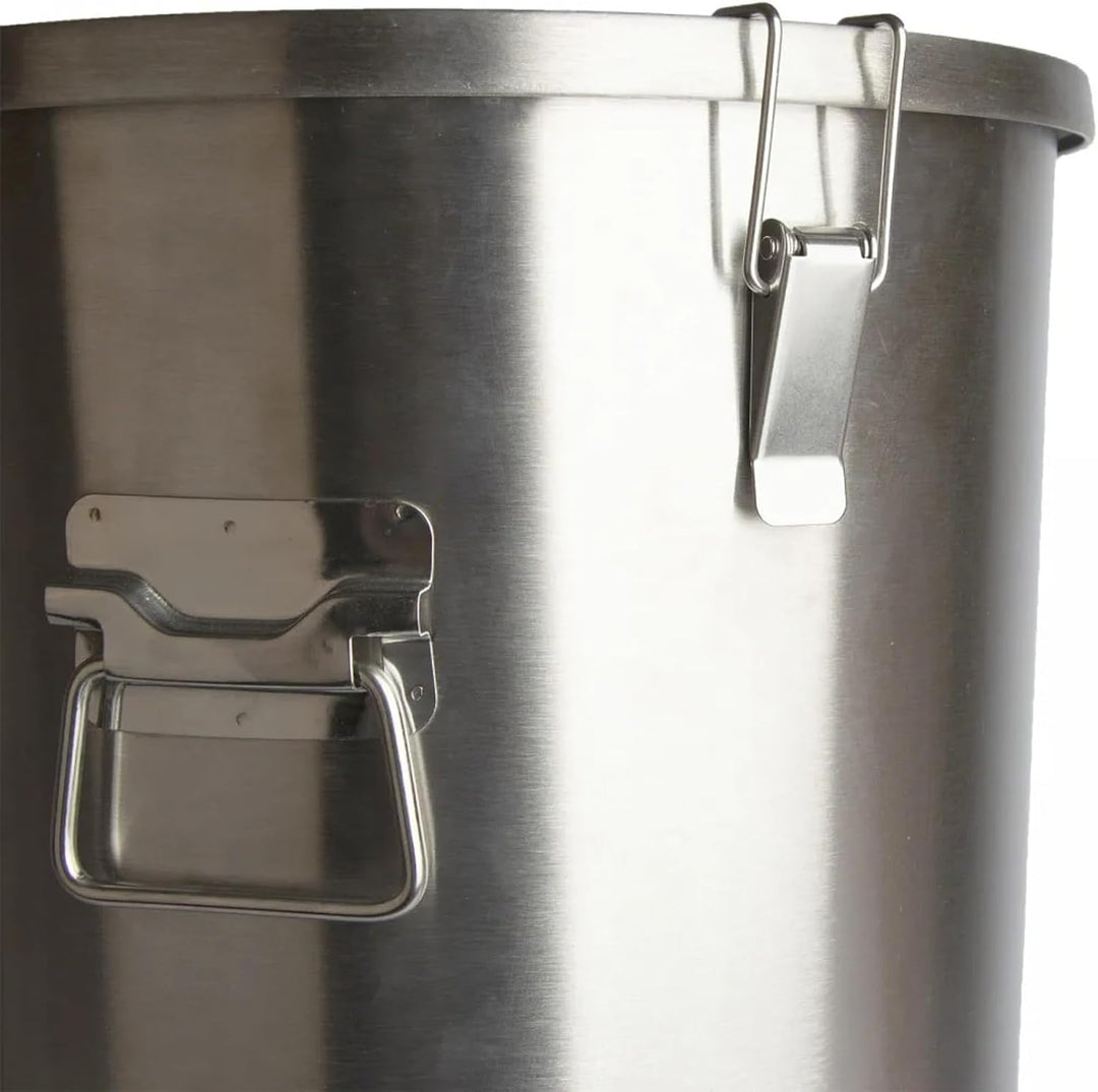 Edelstahl-Gärbehälter 30 l für Bier oder Wein zur Vergärung im konischen Gärbehälter * Heimbrauerei