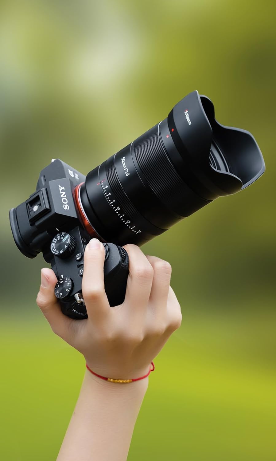 7artisans 50mm F1.8 AutoFocus objektiv Standard Sony E-Mount Vollformatobjektiv,Gesichts-/Augenerken