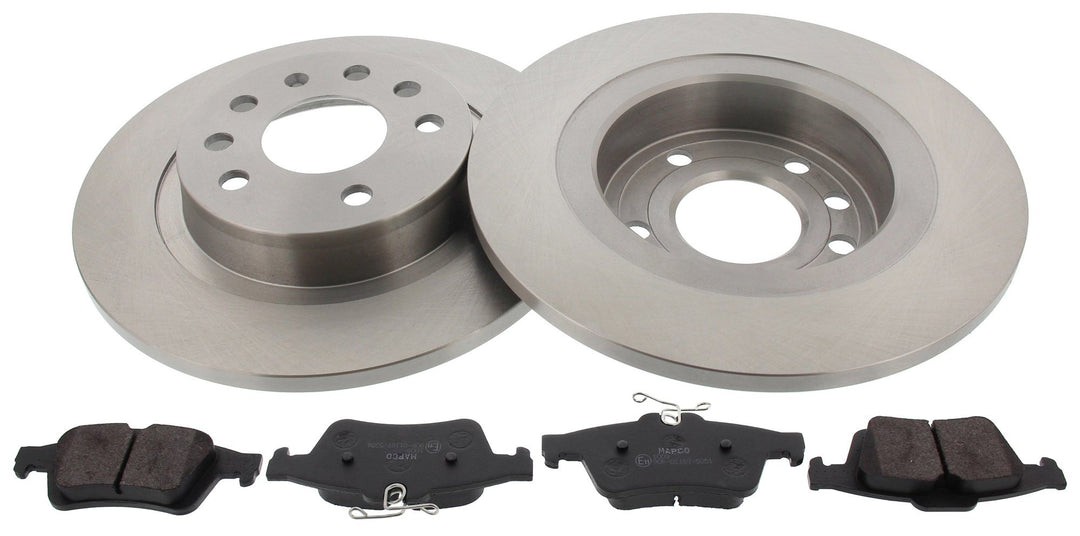 MAPCO 47705 Bremsensatz Bremsscheiben und Bremsbeläge Hinten