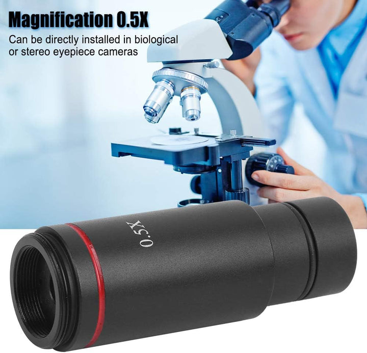 0.5X C-MOUNT Adapter, MOUNT Adapter, 0.5X Mikroskop für Mikroskopkamera