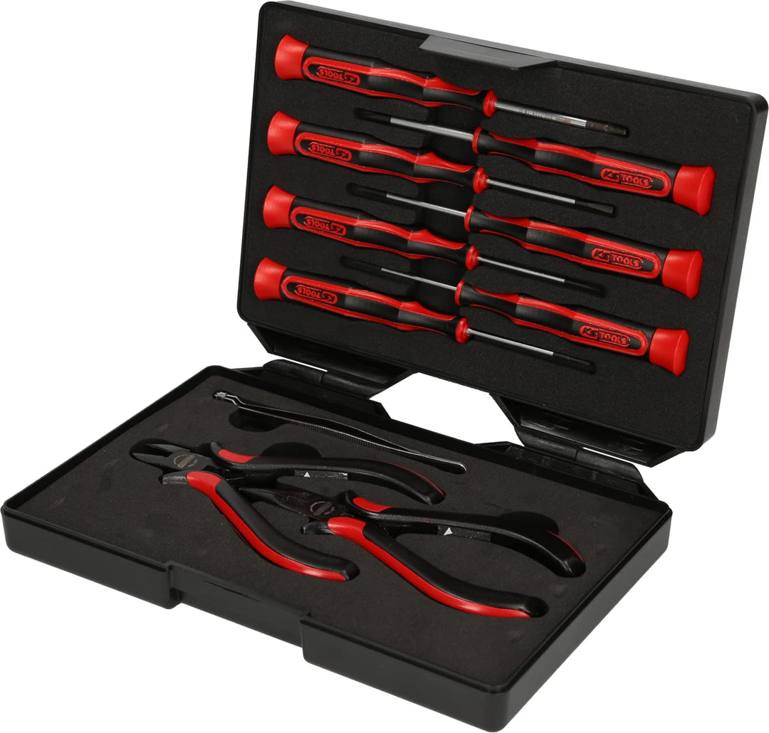 KS Tools 500.7180 Feinmechanik-Werkzeug-Satz, 10-tlg.