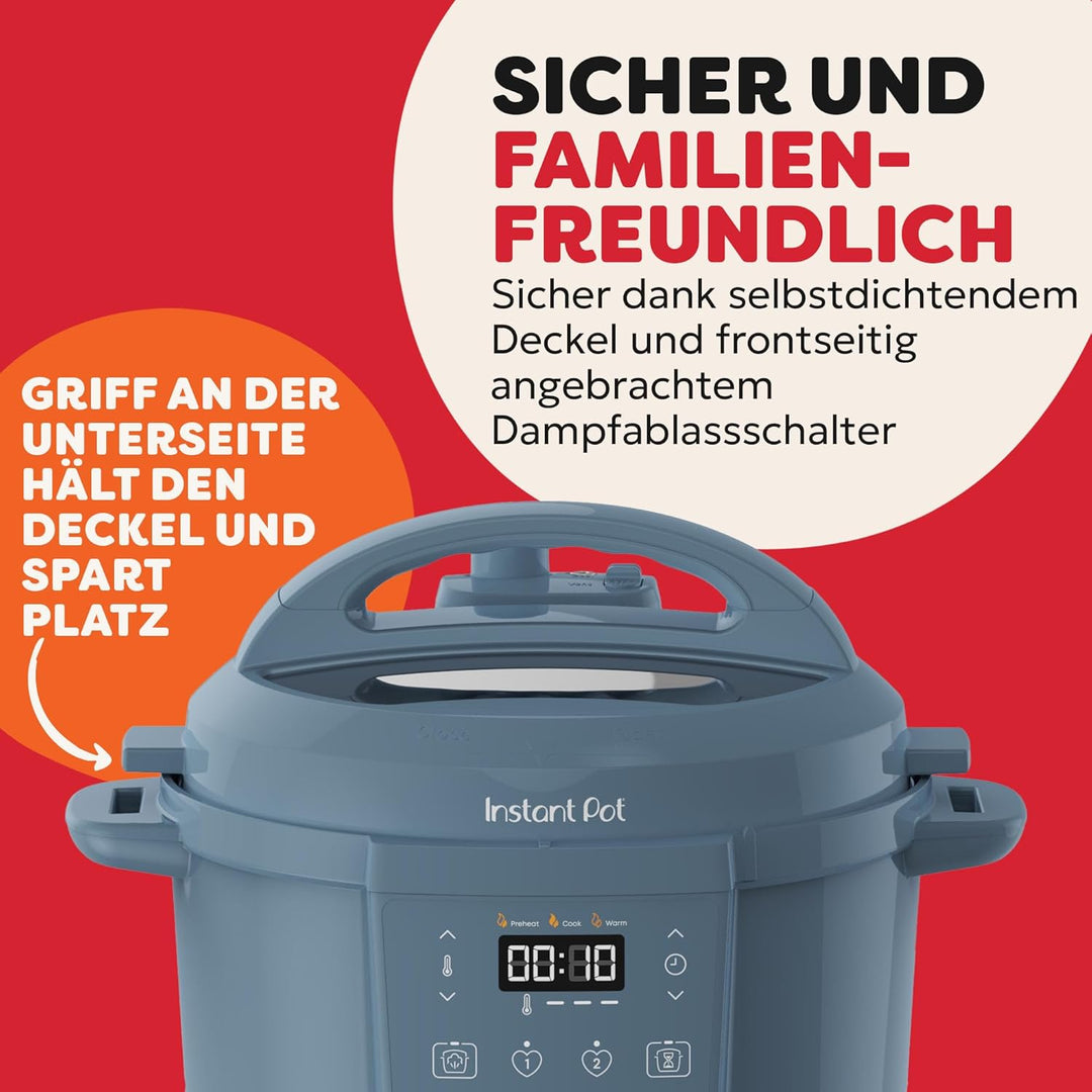 Instant Pot Multikocher, 5.7L 7-in-1 Smart Cooker - Schnellkochtopf, Schongarer, Reiskocher, Sautier