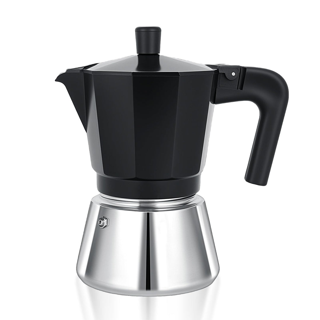 VINATO Neuer Espressokocher Induktion, Moka-Kanne 6 Tassen, Italienische Kaffeekocher, Kaffeekocher