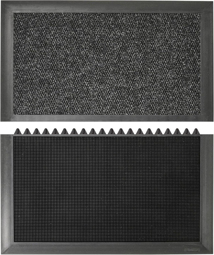 Notrax® Sani-Master™ Desinfizierendes Fussbad mit trocknender Eingangsmatte 91.4cm x 105cm Anthrazit