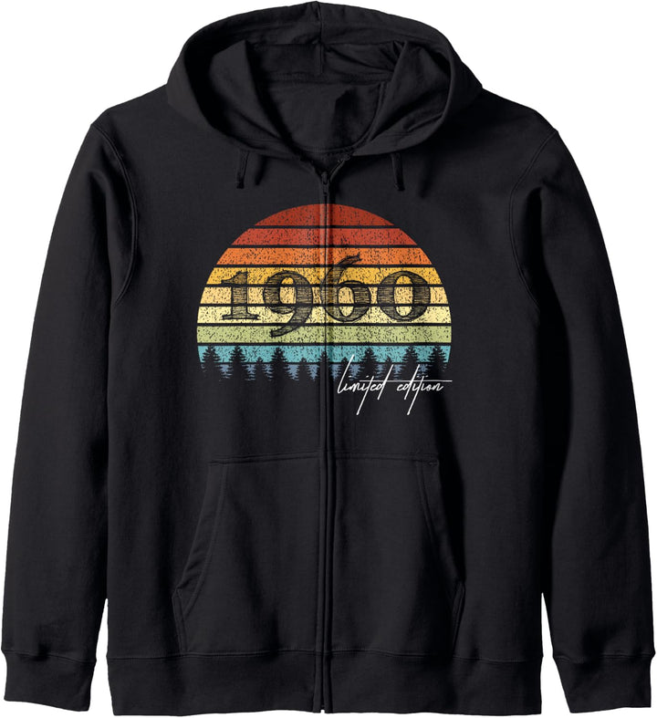 64. Geburtstag Mann Frau 64 Jahre 1960 Deko Lustig Geschenk Kapuzenjacke