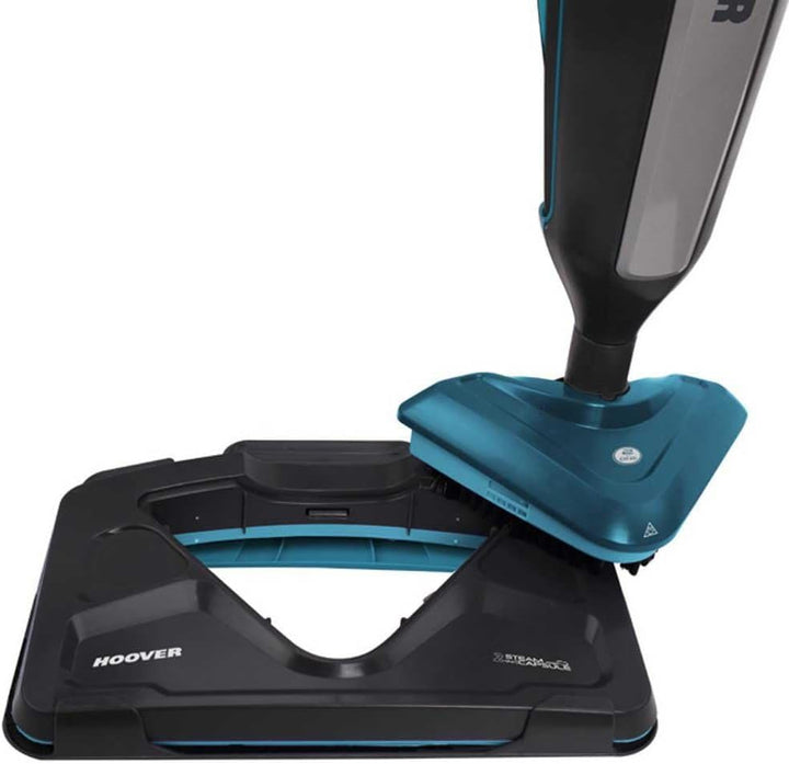 Hoover CA2IN1D 011 Dampfreiniger Steam Capsule Plus, grau / türkis