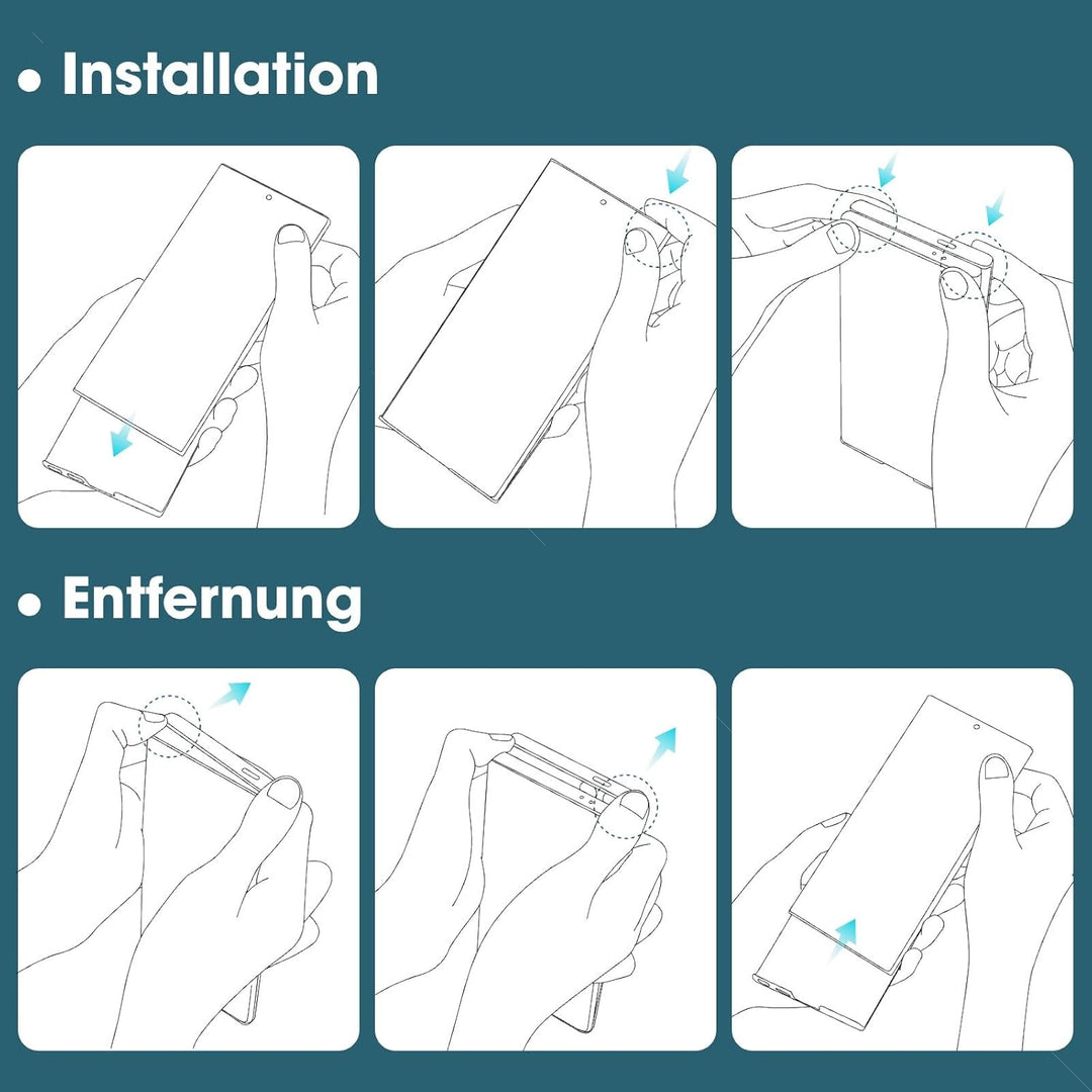 pitaka Hülle für Samsung Galaxy S24 Ultra aus 100% Aramidfaser Magnetische Handyhülle Ultradünne und