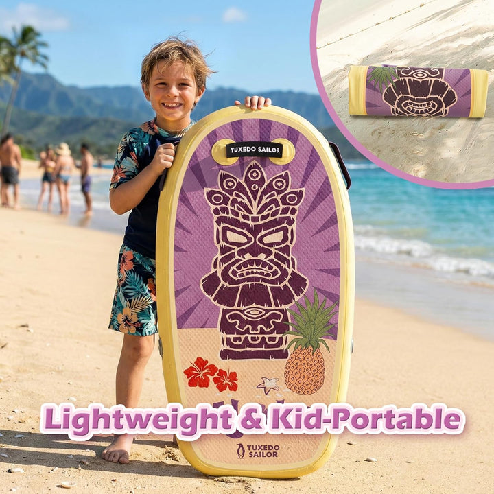 Tuxedo Sailor Aufblasbare Bodyboard Schwimmbrett Schwimmboard, Surfbrett Kinder und Erwachsene zum S