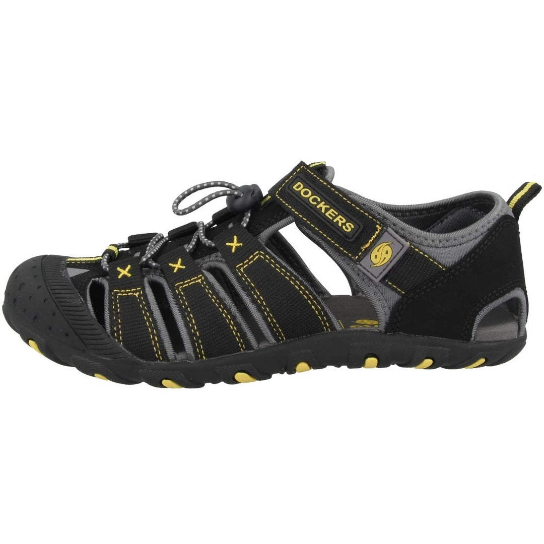 Dockers by Gerli Kinder Sandale 33 EU Schwarz Grau, 33 EU Schwarz Grau