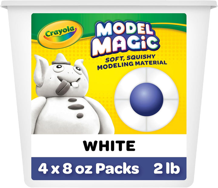 CRAYOLA – 57-4400.0030 – Model Magic im Fässchen, Weiss