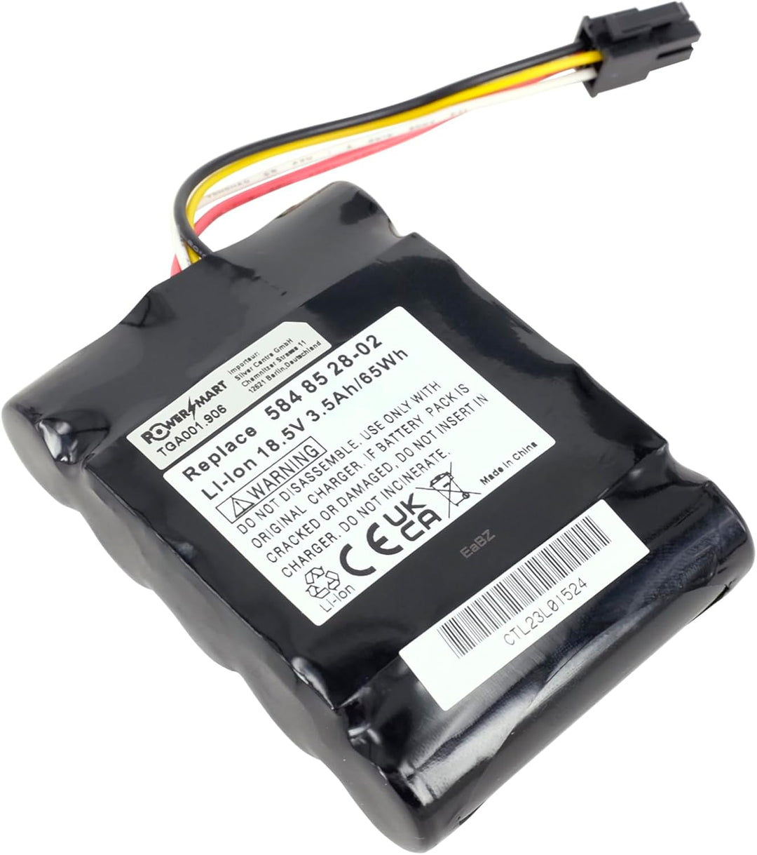 PowerSmart® 3500mAh 18,5V Li-ion Akku für Gardena Mähroboter Sileno, Mähroboter Sileno +, 584 82 28-