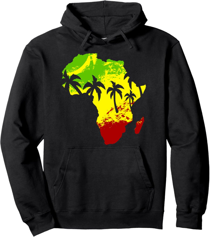 Afrika Love Rasta Reggae Black lives Matter Pullover Hoodie