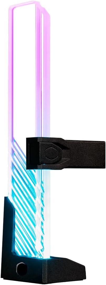 Cooler Master MasterAccessory ARGB GPU Halterung - Verhindert das Durchhängen der Grafikkarten, Gehä