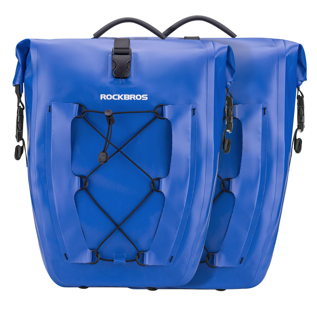 ROCKBROS Gepäckträgertasche Fahrradtasche für Gepäckträger 25L-32L 100% Wasserdicht Hinterradtaschen