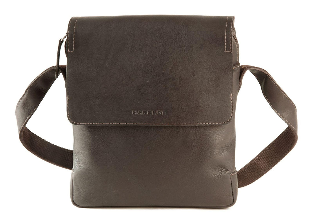 Harold's Crossbag Umhängetasche Leder 22 cm