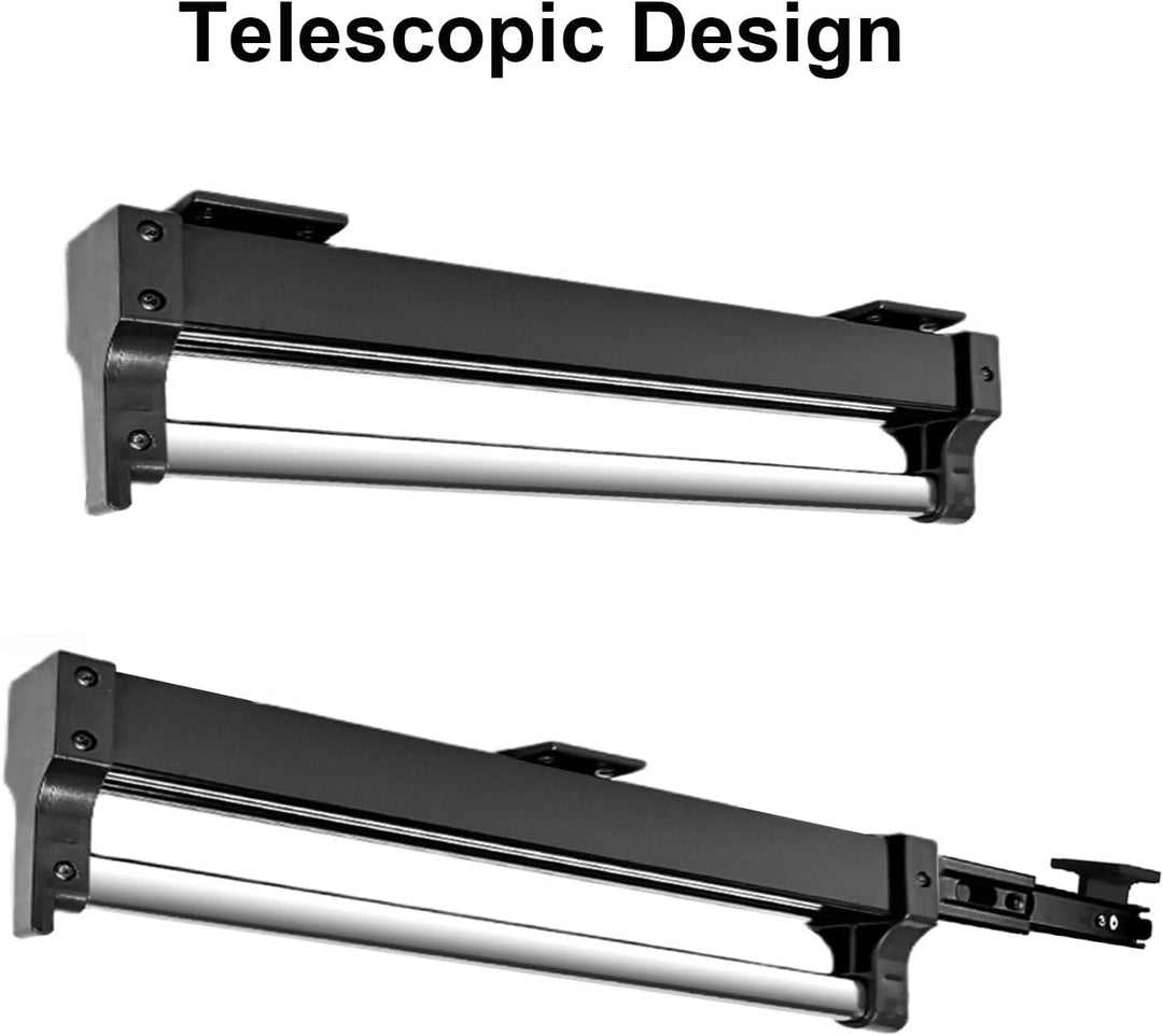 Ausziehbare Kleiderstange zum Herausziehen der Kleiderbügel Verstellbarer Kleiderschrank Teleskopsta