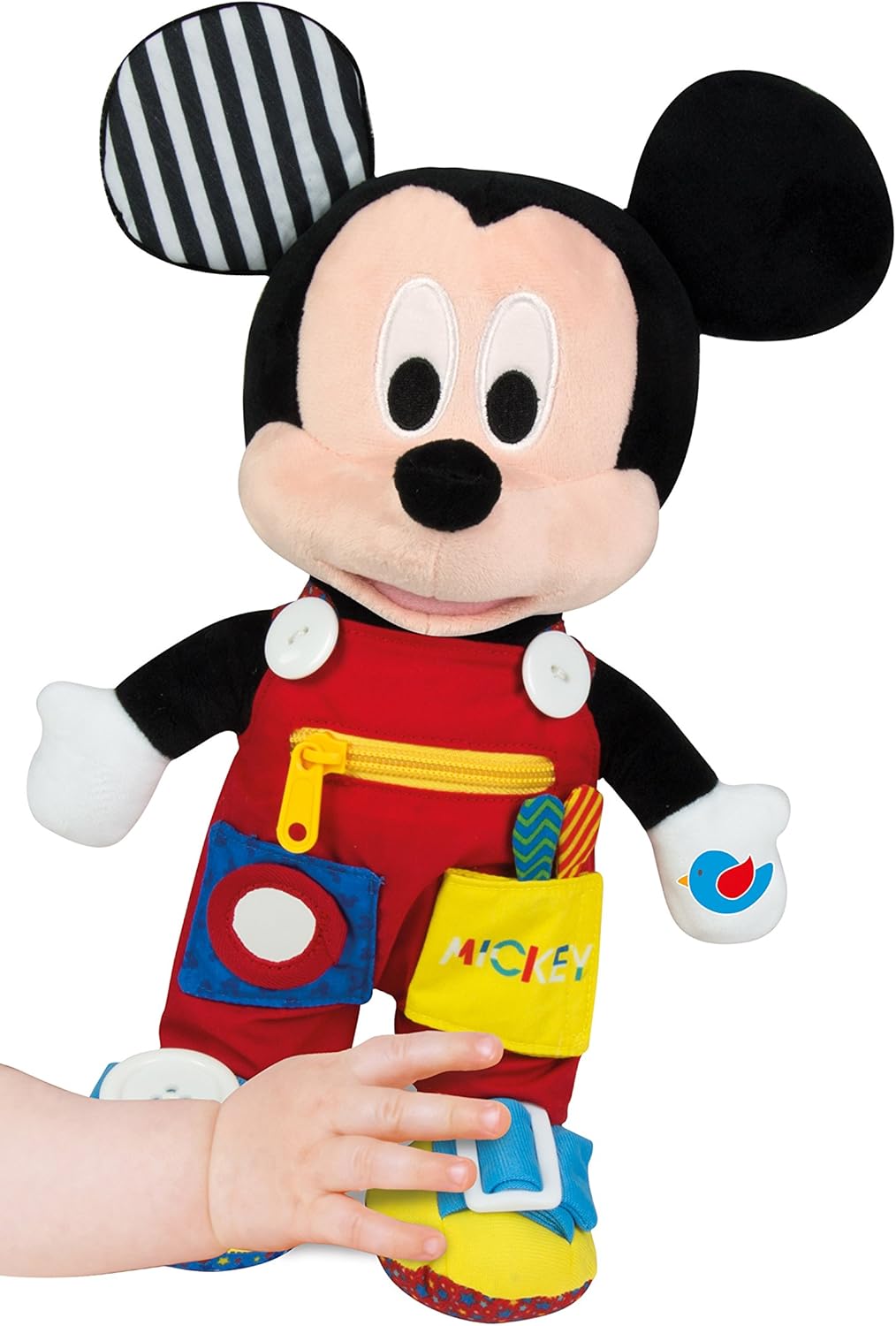Clementoni 17224 - Disney Baby Mickey Plüsch Mickey Fähigkeiten, Plüsch, Mickey Fähigkeiten, Plüsch