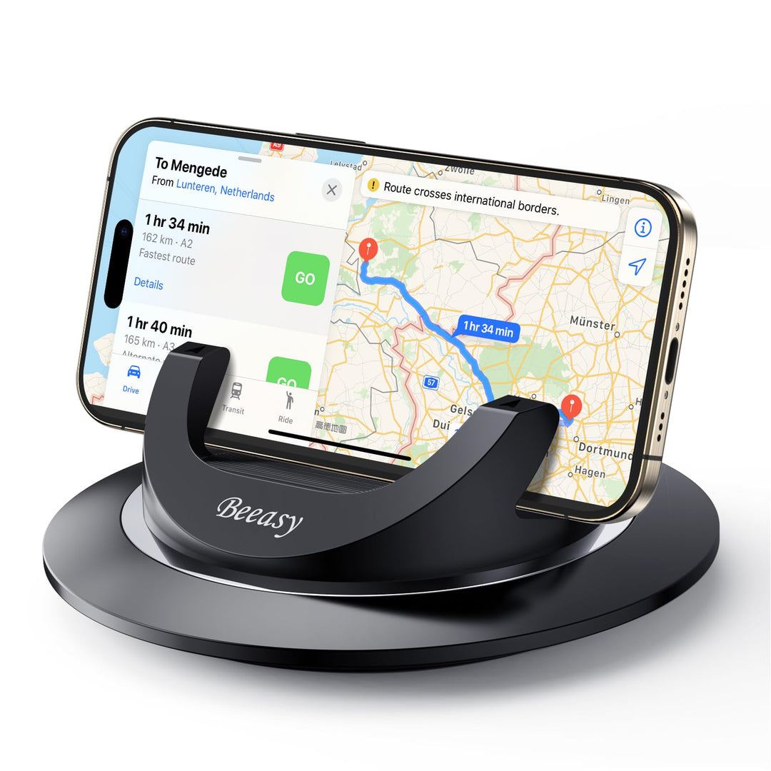 Beeasy Handyhalterung Auto, Handy Halterung Auto Armaturenbrett Kfz Handyhalter 360° Drehbar Autohal