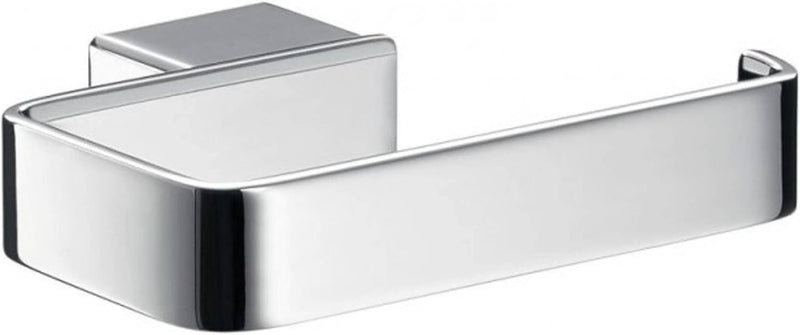 Emco 50001601 Loft Toilettenpapierhalter, Farbe emco-steel, Breite 128 mm, ohne Deckel, Rollenhalter
