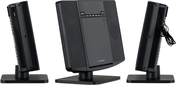 McGrey MCD-60 Vertikal Stereoanlage - Platzsparende Kompakt-HiFi mit CD/MP3-Player, USB-Slot, Blueto