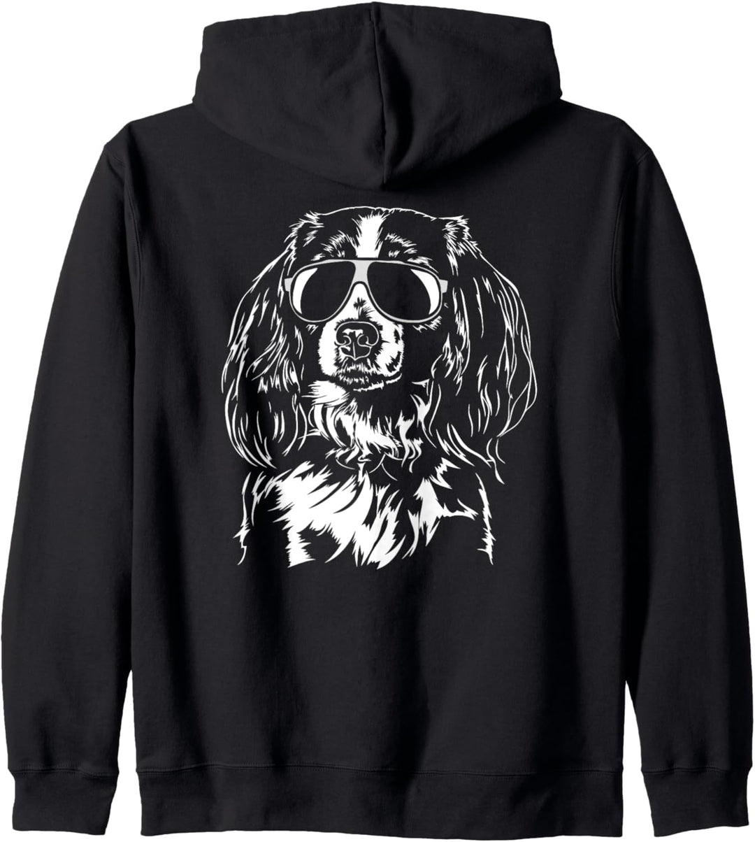 Lustiger Nederlandse Kooikerhondje cool Sonnenbrille Hunde Kapuzenjacke