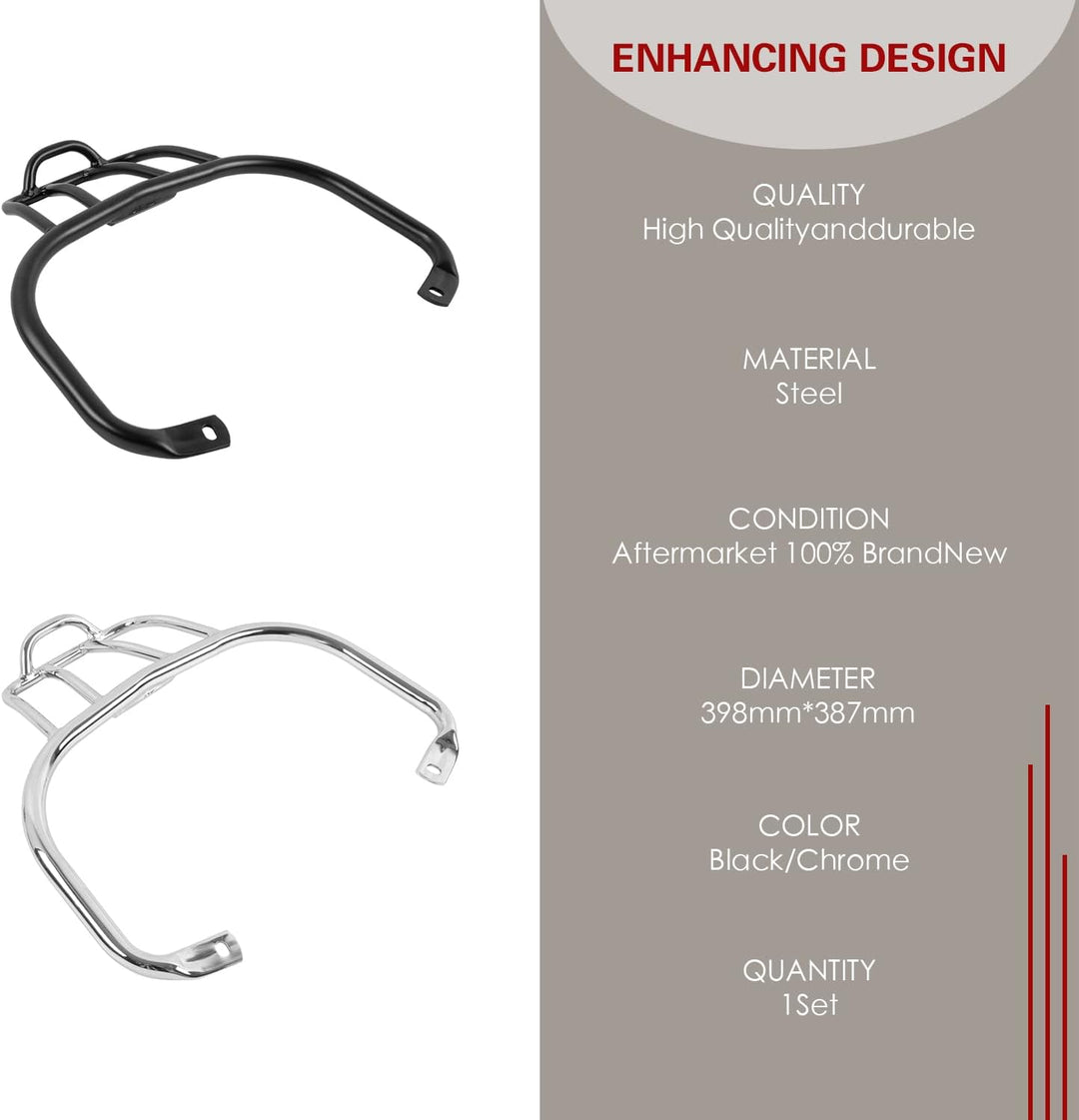 TAZGANTAX Motorrad-Heckgepäckträger kompatibel mit Vespa GTS300 GTS250 GTV300 GTS 300 250 GTV 300 GT
