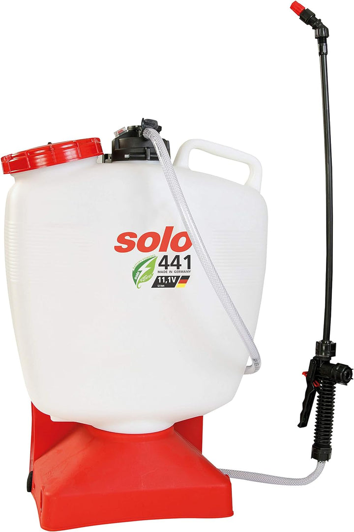 SOLO 441 Akku Rückenspritze - Drucksprüher Made in Germany, Weiss Single, Single