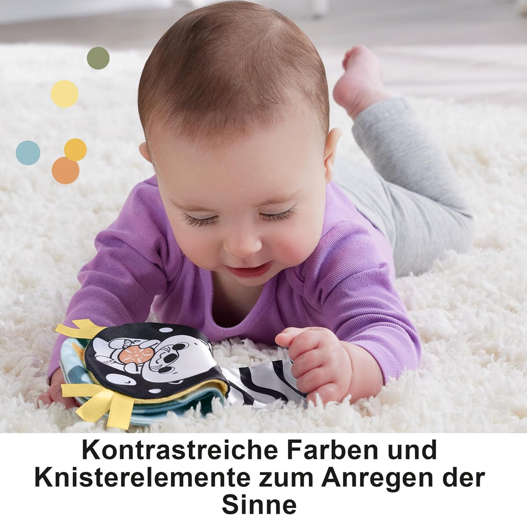 Fisher-Price Sensorik-Plüschspielzeug für Babys, Wippender 2-in-1-Otter zum Spielen in der Bauchlage