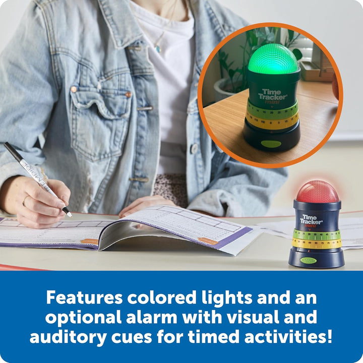 Learning Resources Time Tracker Mini – Visueller Timer für Kinder mit Licht- und Tonsignalen, Lernhi