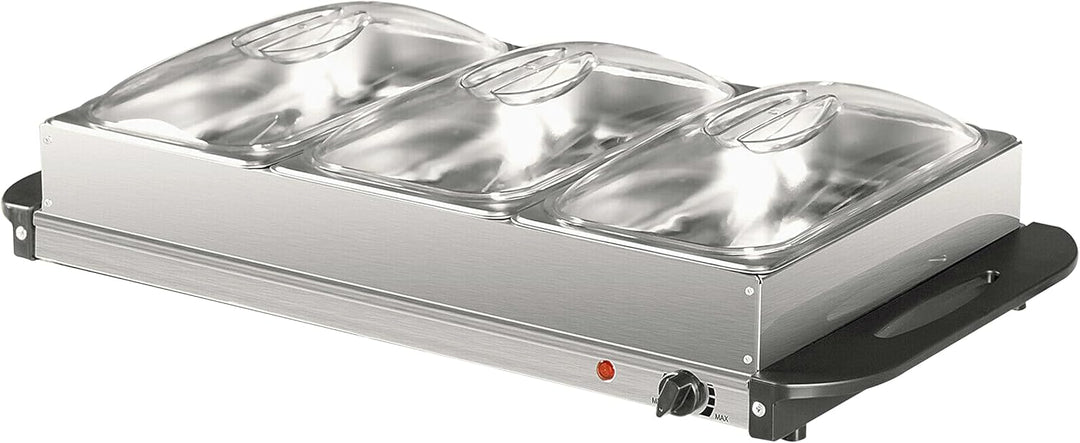 Stay Hot SH 4.1, XXL, 2-in-1 Buffetwärmer & Warmhalteplatte, 200 Watt, Ideale Lösung für Buffets, Pa