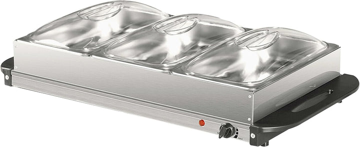 Stay Hot SH 4.1, XXL, 2-in-1 Buffetwärmer & Warmhalteplatte, 200 Watt, Ideale Lösung für Buffets, Pa