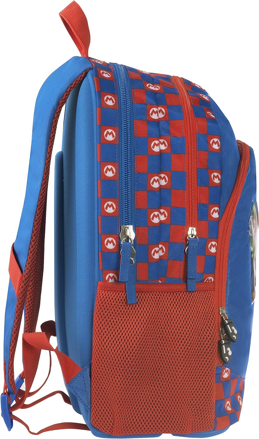 Franco Cosimo Panini Editore Rucksack ORG. C/Trolley abnehmbar New Supermario, blau, Einheitsgrösse,