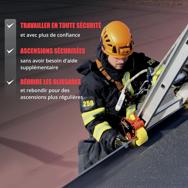 Lock Jaw Ladder Grip - Ladder Safety Clip - Feel secure on your ladders and climb safer (Single Unit