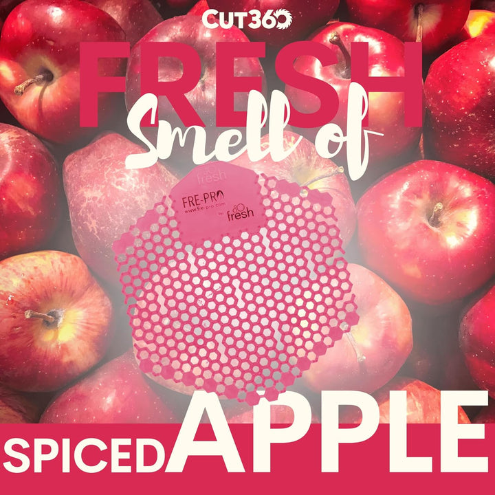 Fre-Pro WAVE 3D - Pissoir & Urinal Einsatz - 30 Tage Frischewirkung - Spiced Apple, 10 Stück WAVE 3D