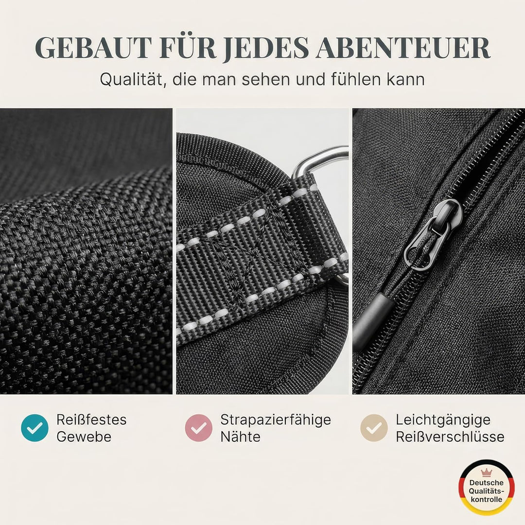 HUND IST KÖNIG Leckerlitasche für Hunde Leckerlis & Hundezubehör - Robuste Bauchtasche Hund - Futter