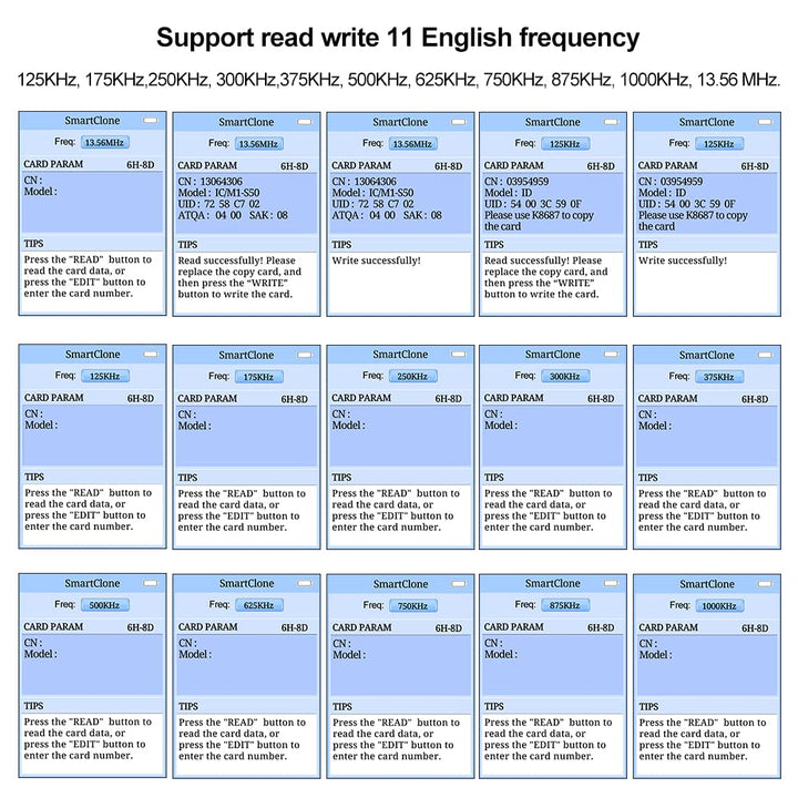 OBO HANDS RFID WiFi CopyKey volle Dekodierungsfunktion Karte Kopierer/Leser/Schreiber Programmierer