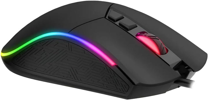 havit Gaming Maus mit Kabel - Computer Maus [mit USB Kabel und LED-Switch-Button] - Gaming Mouse [mi