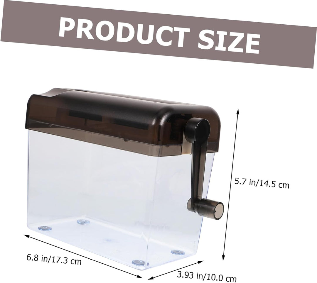 Handwerkzeuge Aktenvernichter Desktop-Zubehör Mini-Körbe Wohnaccessoires Papierschredder Dokumentens