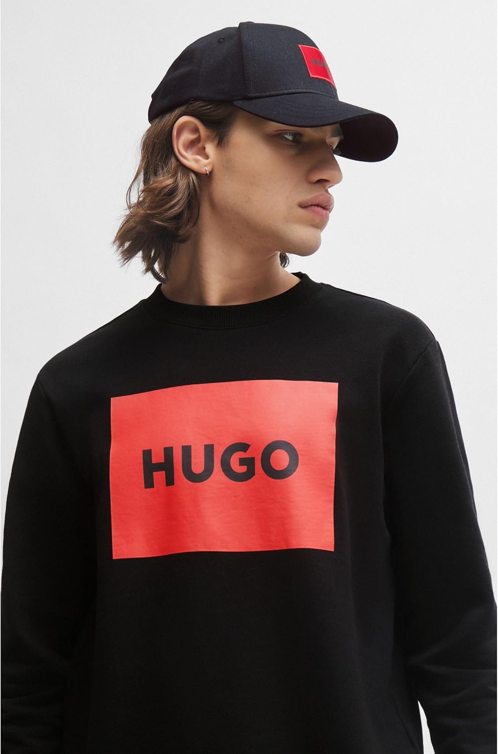 HUGO Herren Sweatshirt S Black001, S Black001