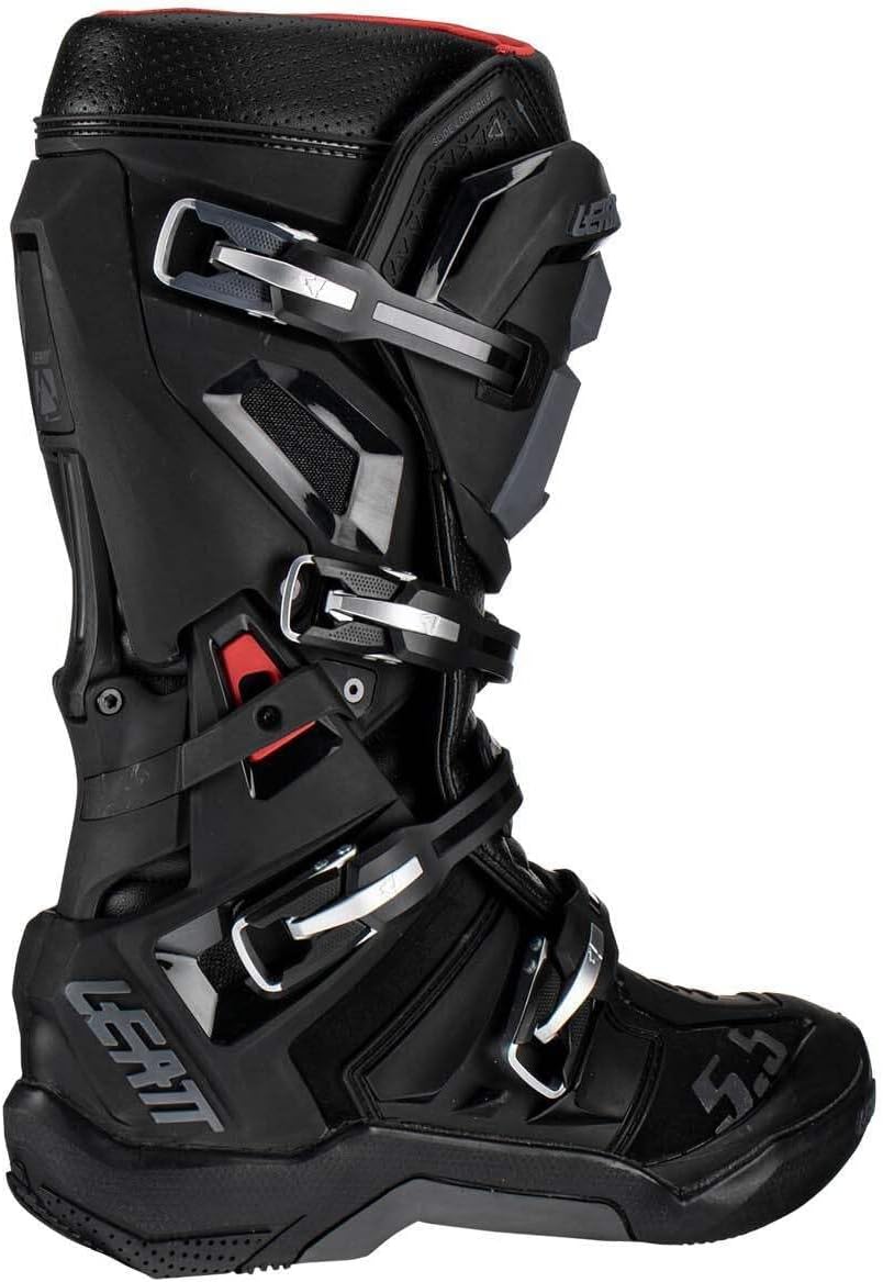 Leatt 5.5 Motorradstiefel 40.5 EU Schwarz, 40.5 EU Schwarz