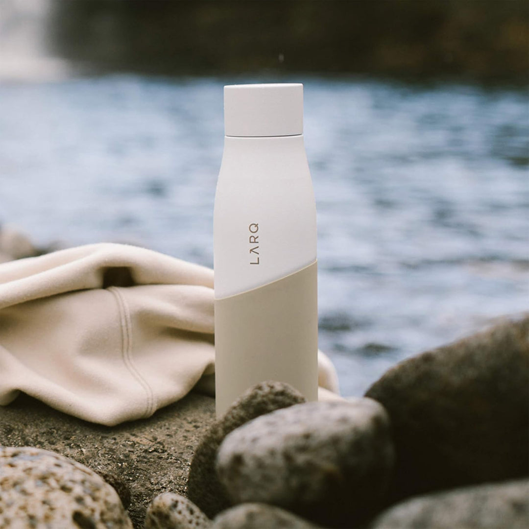 LARQ Bottle Movement PureVis 710ml - Leichte selbstreinigende und nicht isolierte Edelstahl-Wasserfl