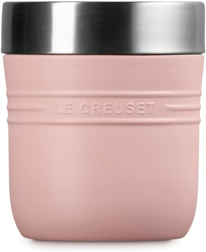 Le Creuset Edelstahl Vakuum Isoliert Heiss Kalt Suppe Glas Lunch Jar 499.8 ml (500ml) Shell Pink Lei