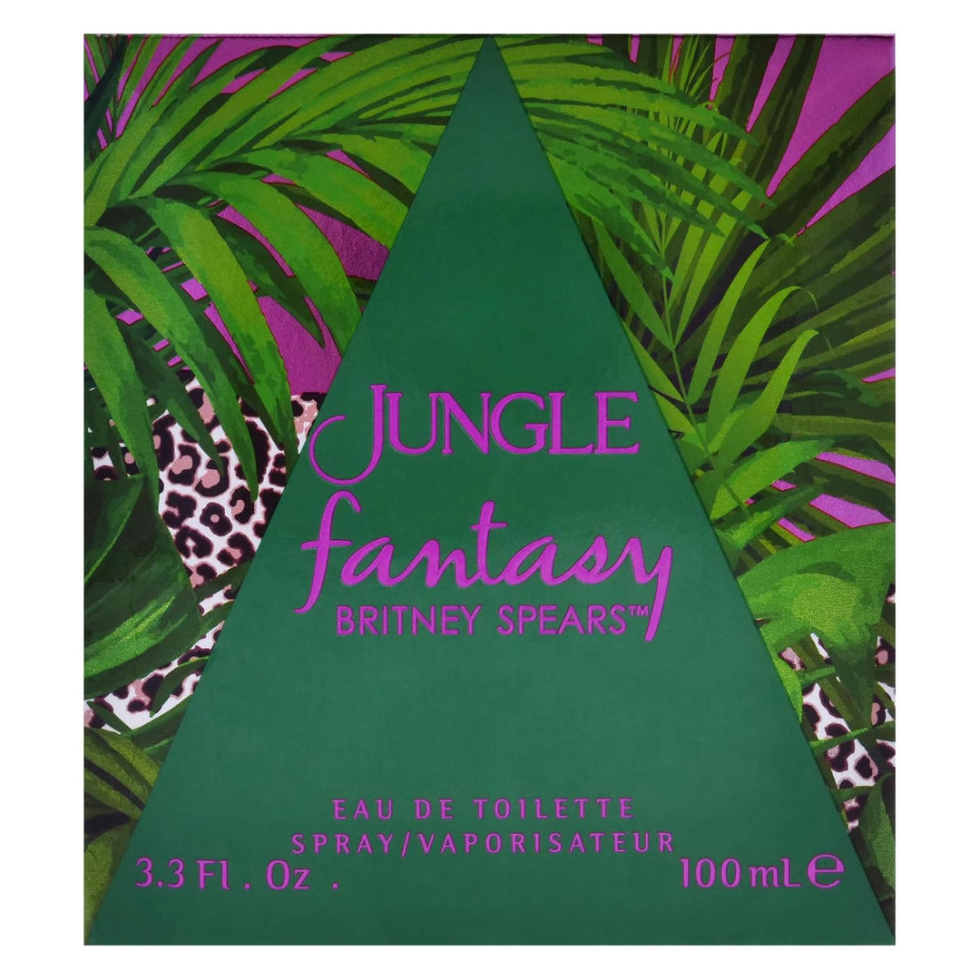 BRITNEY SPEARS Jungle Fantasy, exotisches Eau de Toilette, Spray, Blumig und Funkelnd, 100 ml, 100 m