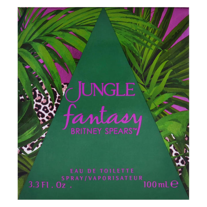 BRITNEY SPEARS Jungle Fantasy, exotisches Eau de Toilette, Spray, Blumig und Funkelnd, 100 ml, 100 m