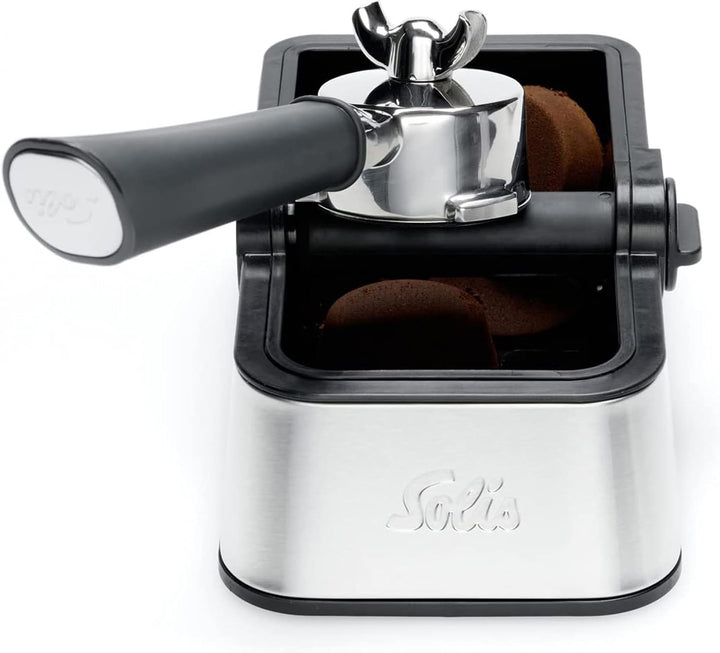 Solis Perfetta Coffee Knock-Box - Abklopfbehälter für Siebträger - Knock Box - Kaffeesatz Abschlagbe
